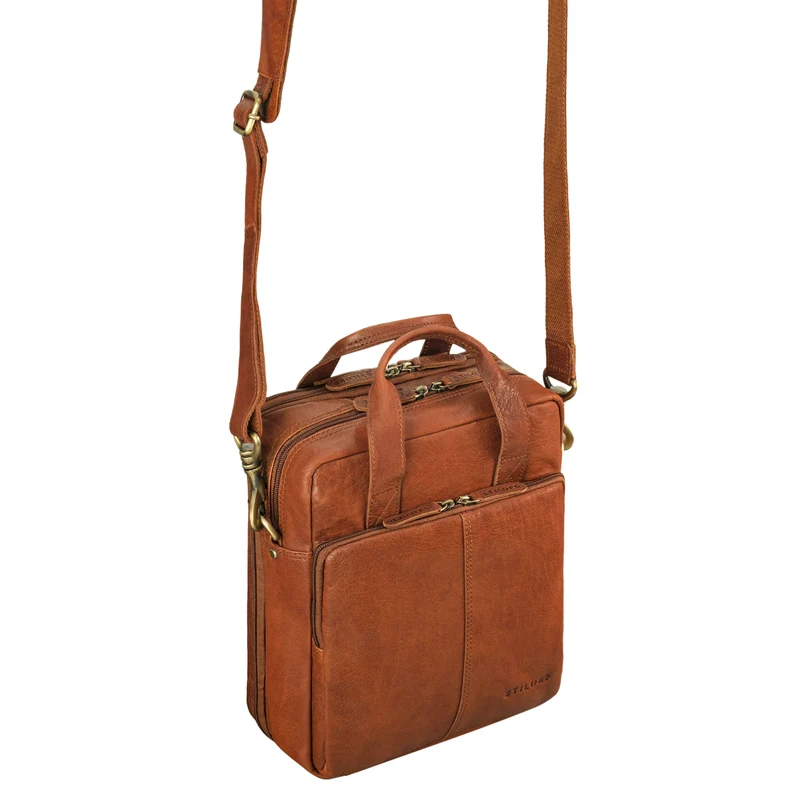 "Dave" Männer Tasche Leder Kompakt