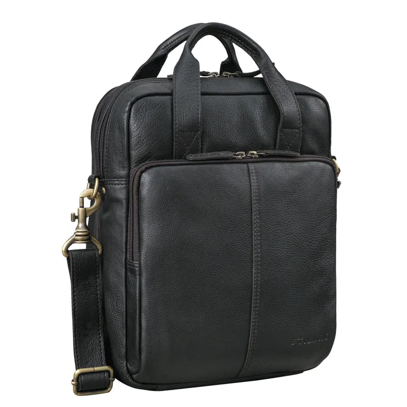 "Dave" Männer Tasche Leder Kompakt