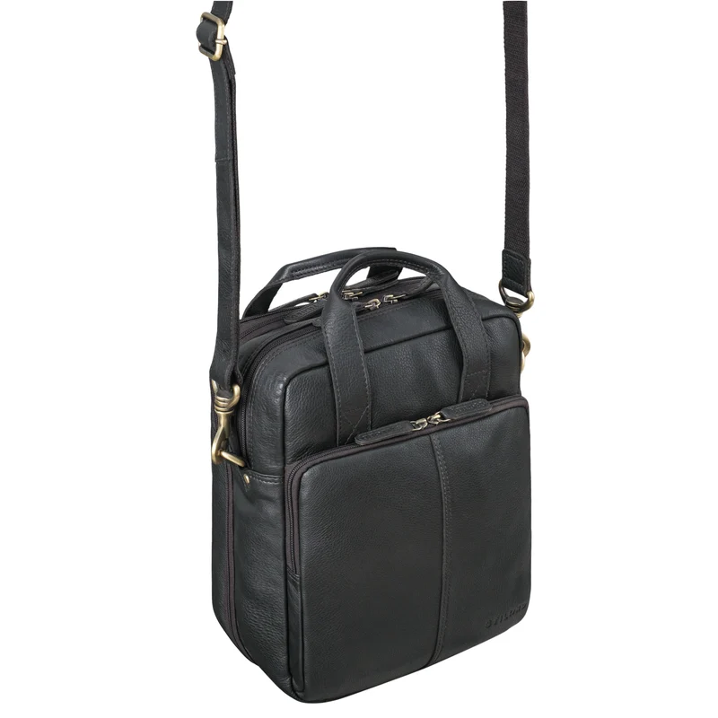 "Dave" Männer Tasche Leder Kompakt