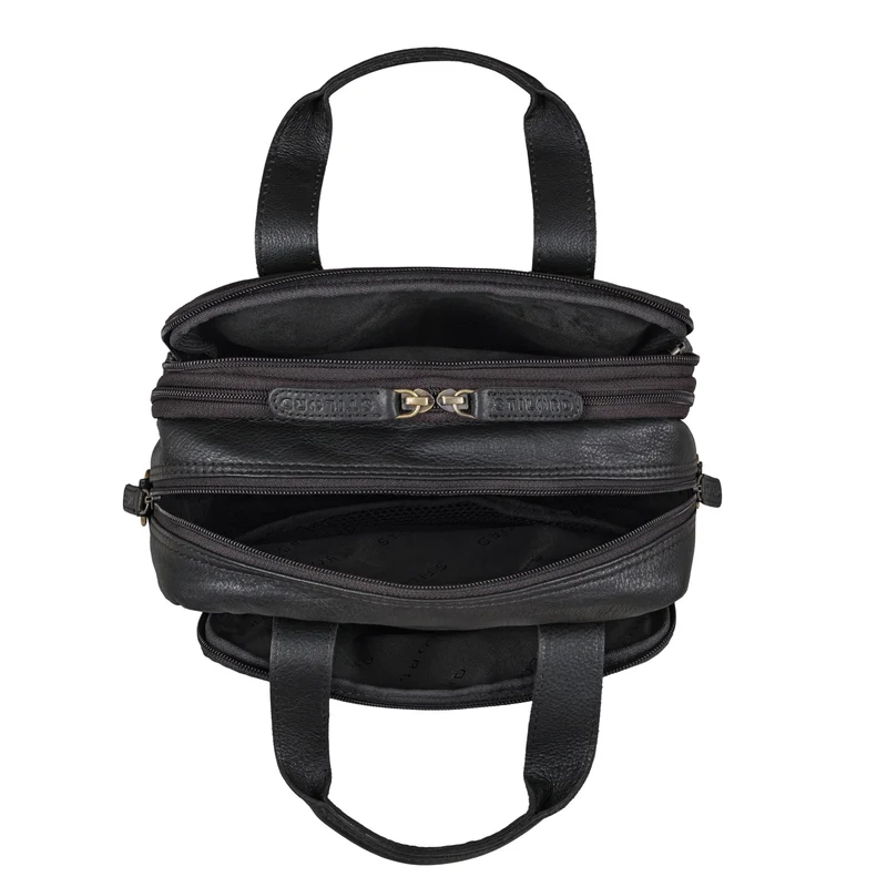 "Dave" Männer Tasche Leder Kompakt