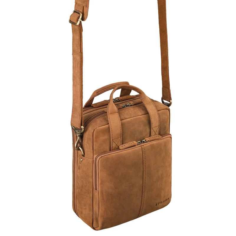 "Dave" Männer Tasche Leder Kompakt