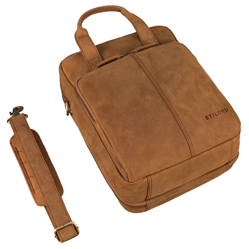 "Dave" Männer Tasche Leder Kompakt