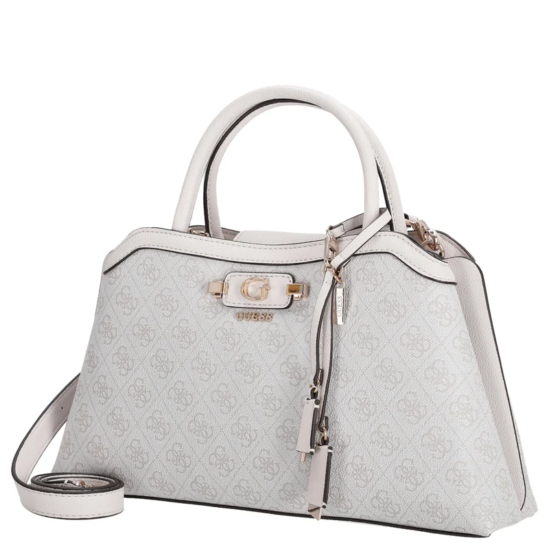 Guess Lindsey Satchel - Henkeltasche 36 cm (bone logo)