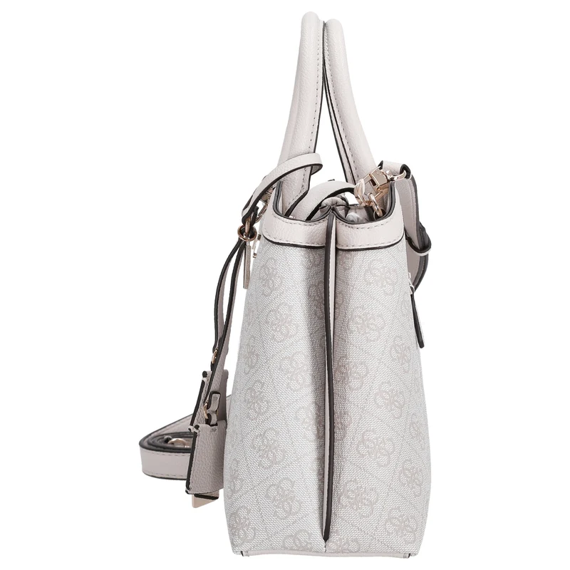Guess Lindsey Satchel - Henkeltasche 36 cm (bone logo)