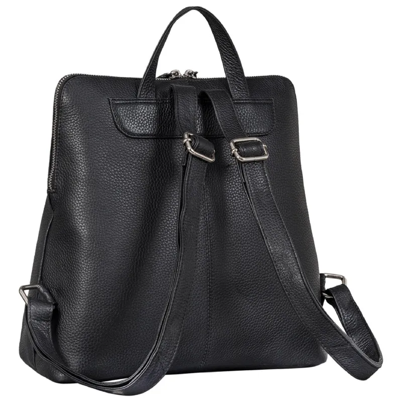 "Dorothea" Kleiner Lederrucksack Damen Elegant