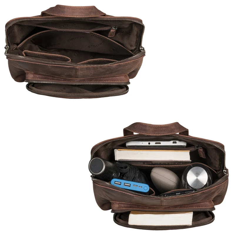 "Dorothea" Kleiner Lederrucksack Damen Elegant