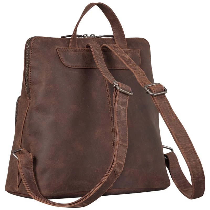 "Dorothea" Kleiner Lederrucksack Damen Elegant