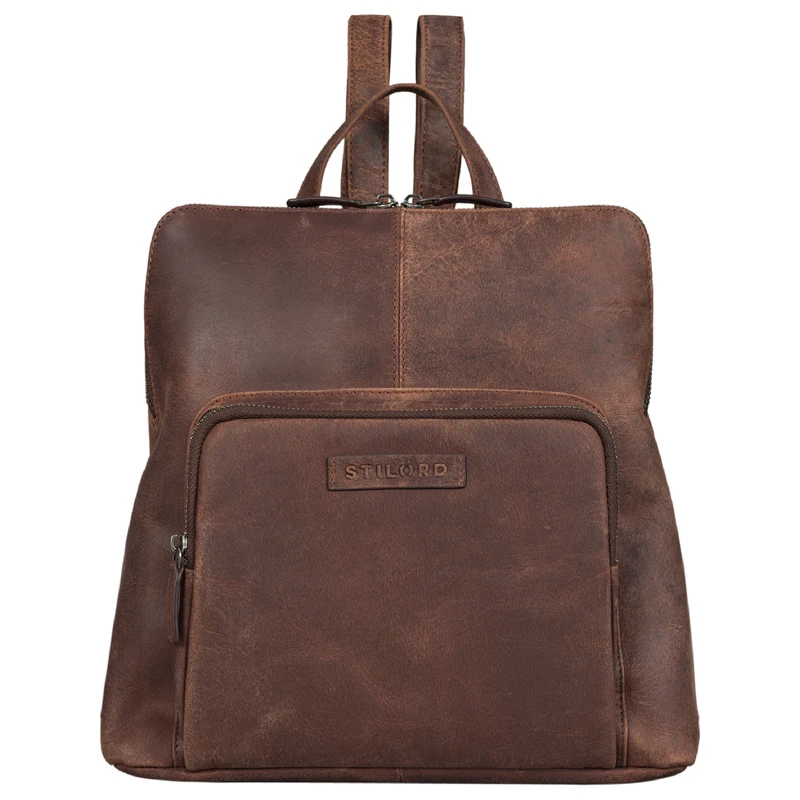 "Dorothea" Kleiner Lederrucksack Damen Elegant