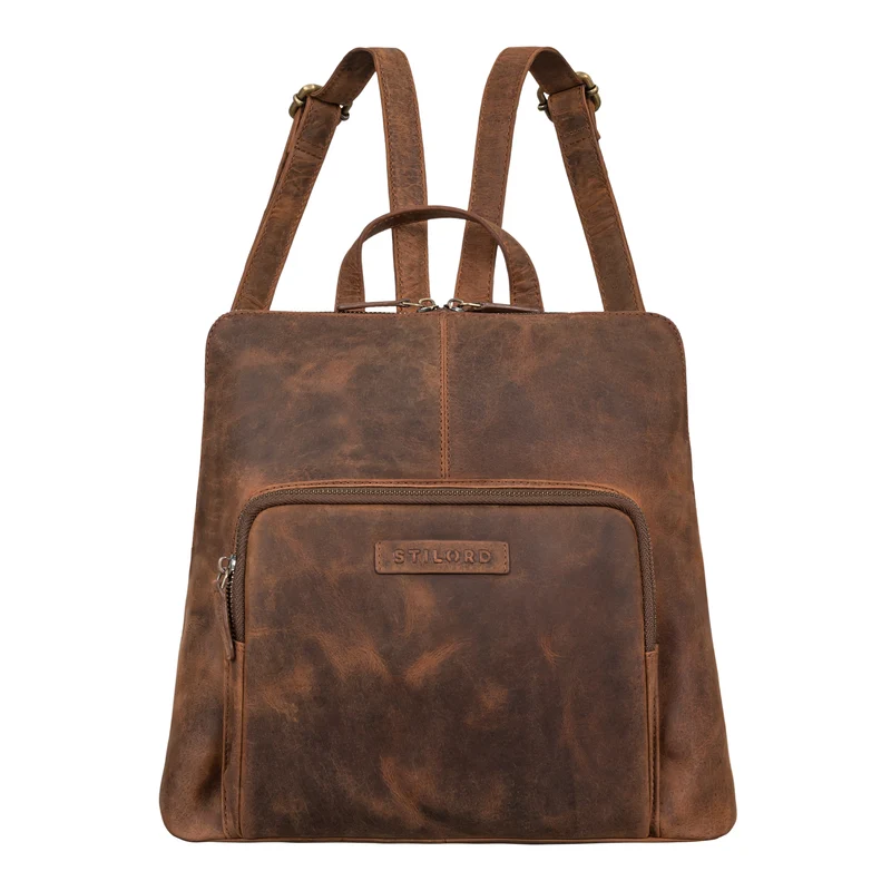 "Dorothea" Kleiner Lederrucksack Damen Elegant