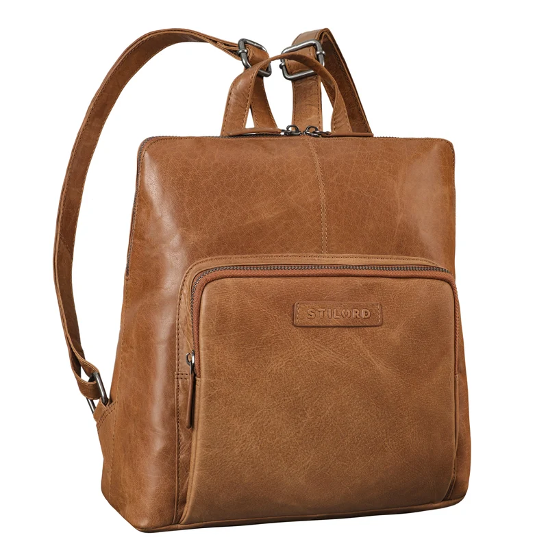 "Dorothea" Kleiner Lederrucksack Damen Elegant