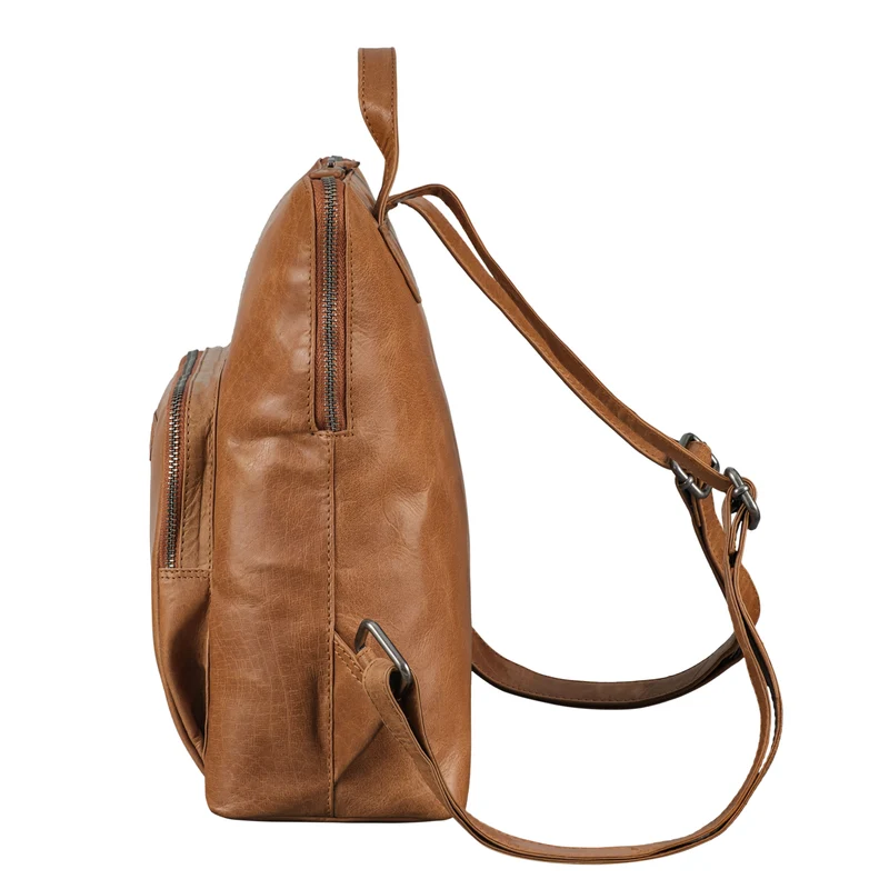 "Dorothea" Kleiner Lederrucksack Damen Elegant