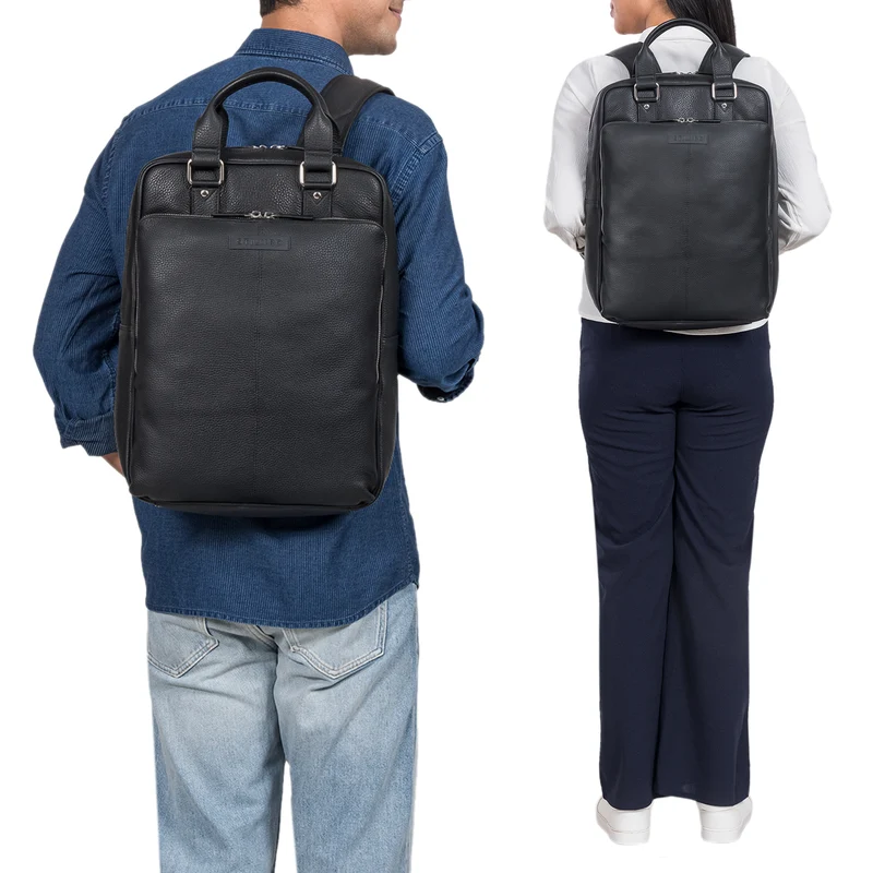 "Ingo" Schmaler Laptop Rucksack Leder Herren & Damen