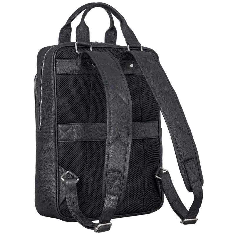 "Ingo" Schmaler Laptop Rucksack Leder Herren & Damen