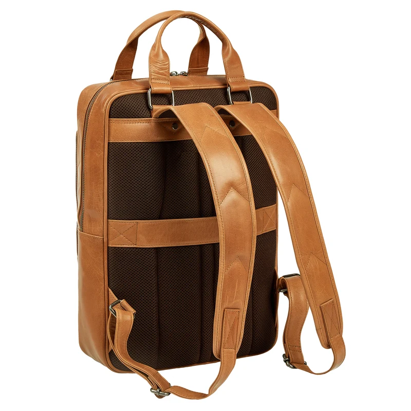 "Ingo" Schmaler Laptop Rucksack Leder Herren & Damen