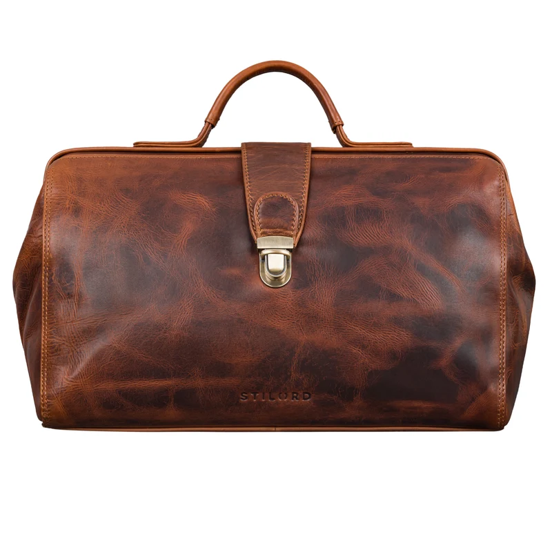B-WARE "Percy" Arzttasche Leder Vintage