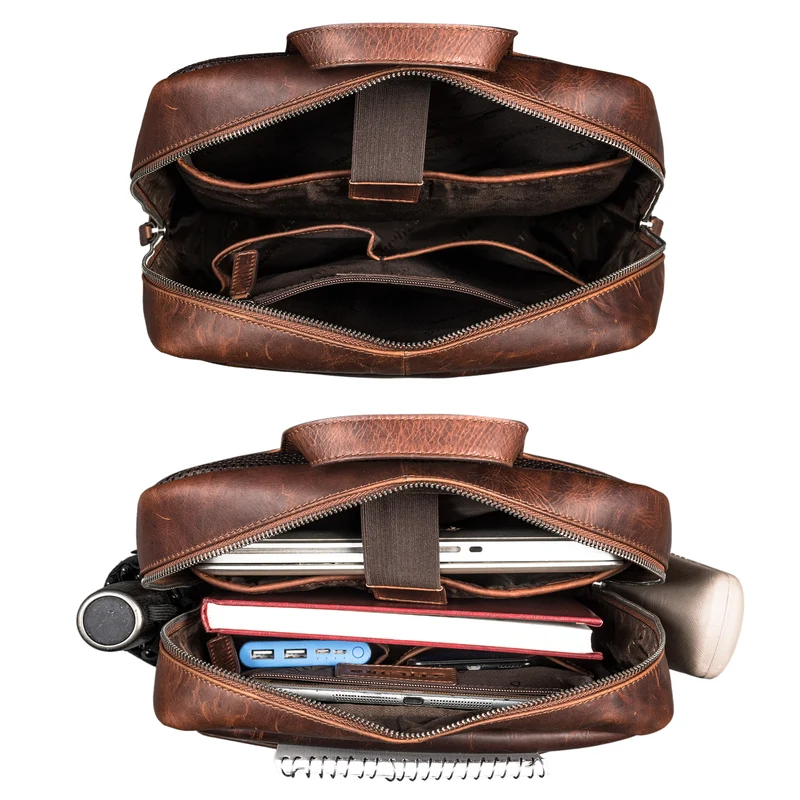 "Xander" Stilbewusster Rucksack mit Laptopfach 15,6 Zoll Leder