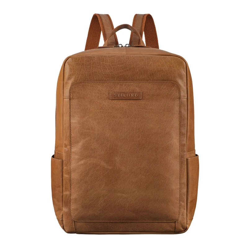 "Xander" Stilbewusster Rucksack mit Laptopfach 15,6 Zoll Leder