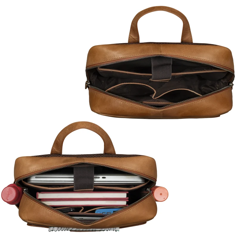 "Xander" Stilbewusster Rucksack mit Laptopfach 15,6 Zoll Leder