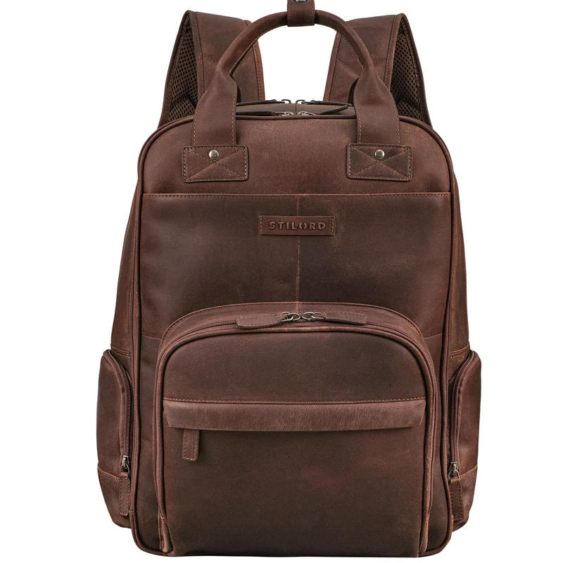 "Kasimir" Vintage Leder Wickelrucksack