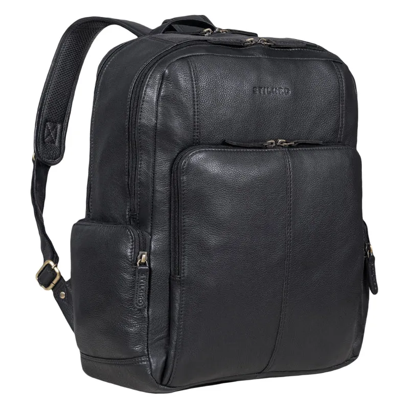 "Marlin" Eleganter Laptoprucksack Leder