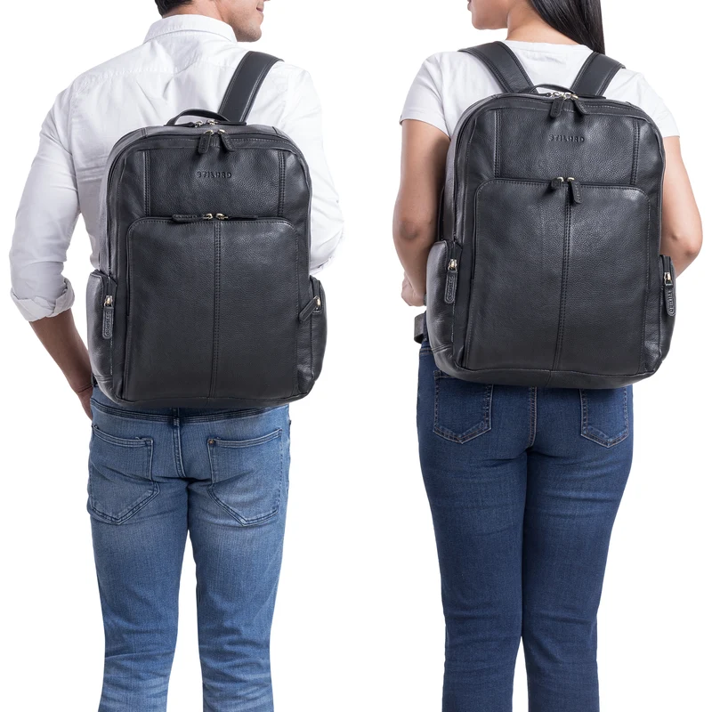 "Marlin" Eleganter Laptoprucksack Leder