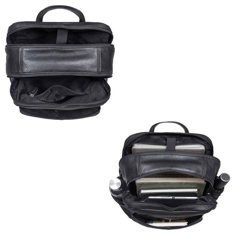 "Marlin" Eleganter Laptoprucksack Leder