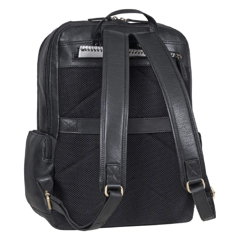 "Marlin" Eleganter Laptoprucksack Leder