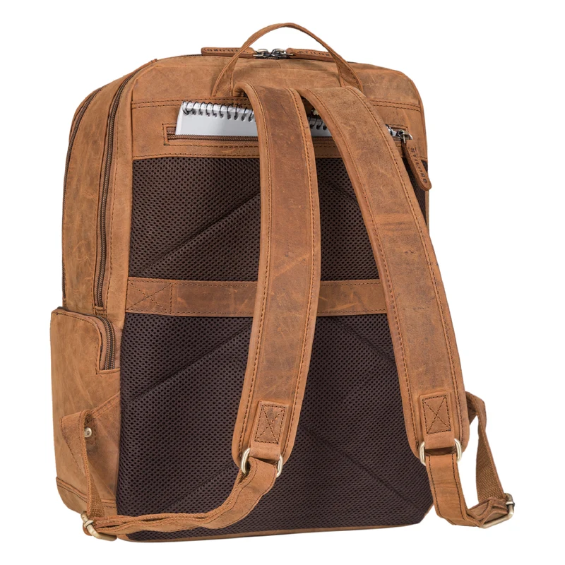 "Marlin" Eleganter Laptoprucksack Leder