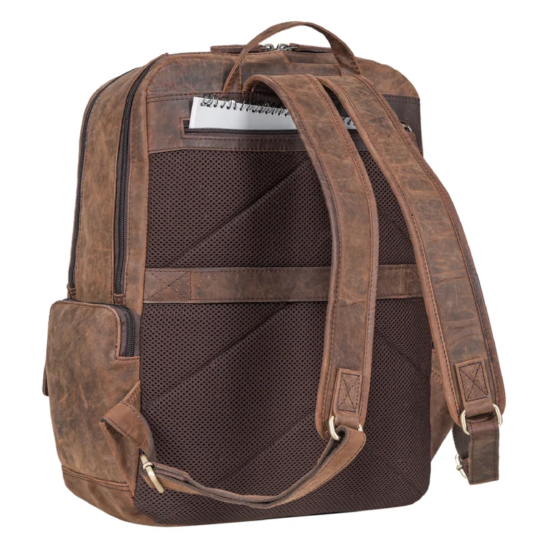 "Marlin" Eleganter Laptoprucksack Leder