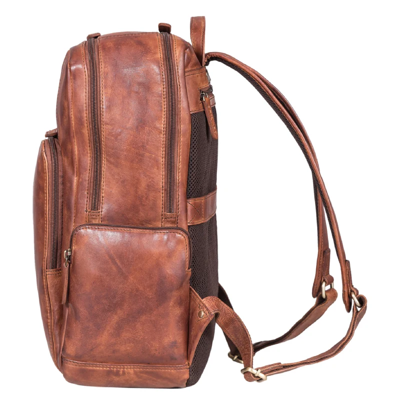 "Marlin" Eleganter Laptoprucksack Leder