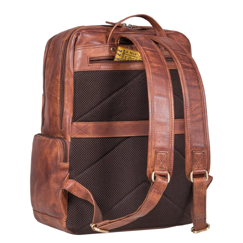 "Marlin" Eleganter Laptoprucksack Leder