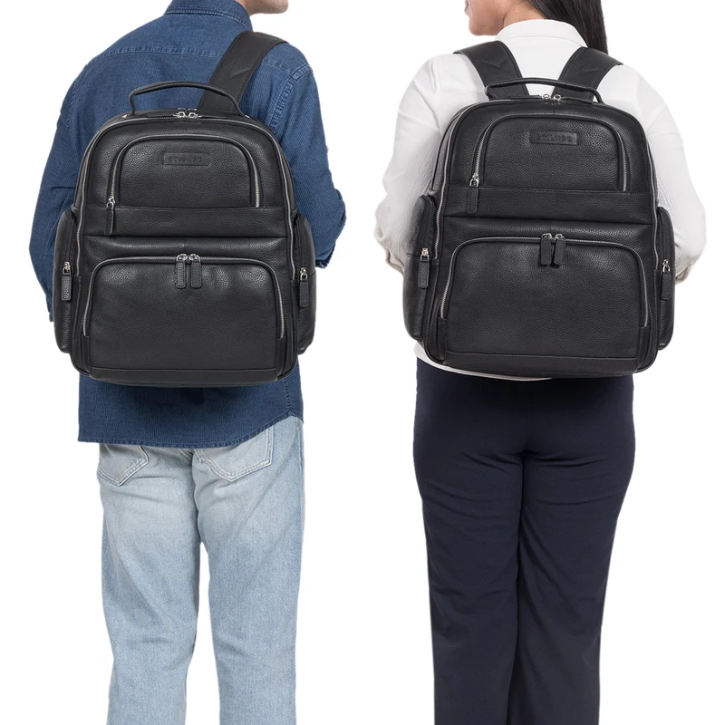 "Josef" XXL Leder Rucksack mit Laptop-Fach 15,6 Zoll Herren und Damen