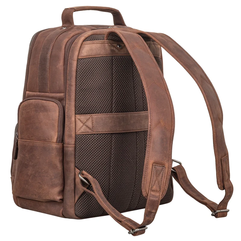 "Josef" XXL Leder Rucksack mit Laptop-Fach 15,6 Zoll Herren und Damen