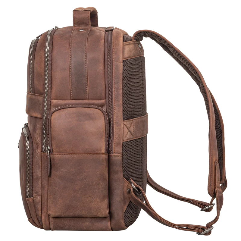 "Josef" XXL Leder Rucksack mit Laptop-Fach 15,6 Zoll Herren und Damen