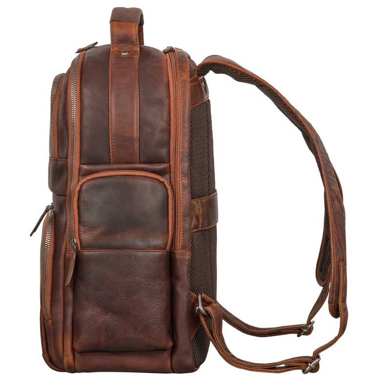 "Josef" XXL Leder Rucksack mit Laptop-Fach 15,6 Zoll Herren und Damen