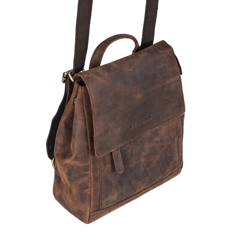 "Allegra" Elegante Rucksack Handtasche Damen Leder