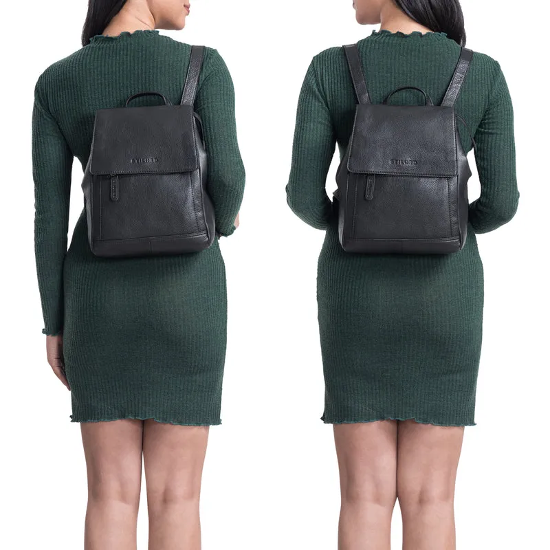 "Allegra" Elegante Rucksack Handtasche Damen Leder