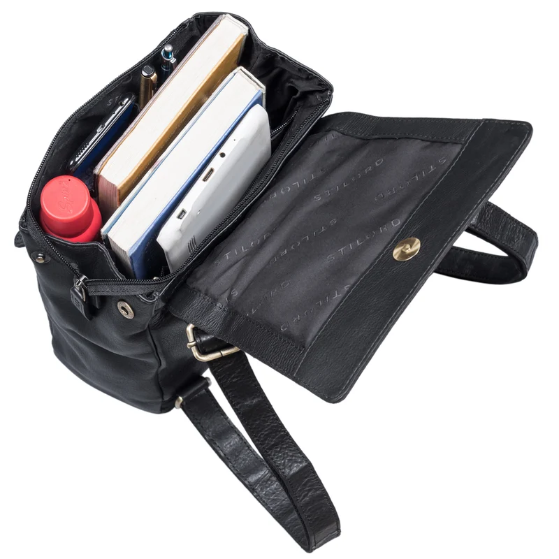 "Allegra" Elegante Rucksack Handtasche Damen Leder