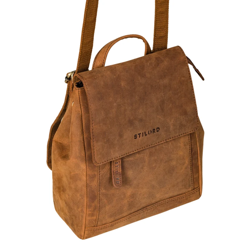 "Allegra" Elegante Rucksack Handtasche Damen Leder