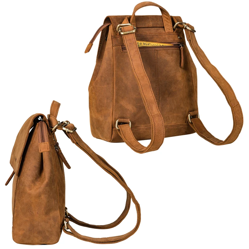"Allegra" Elegante Rucksack Handtasche Damen Leder