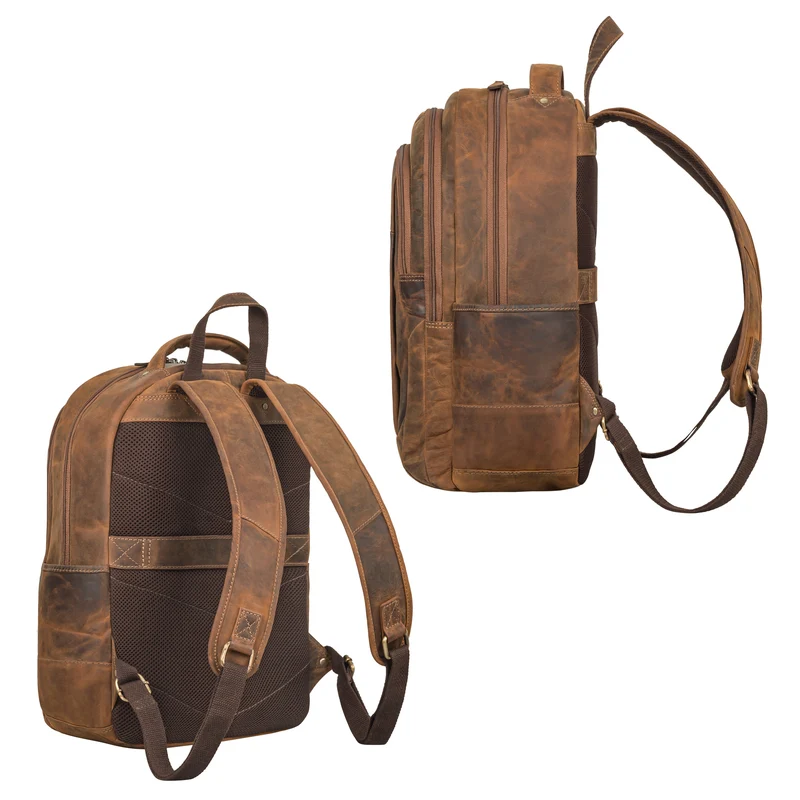 "Lucio" Hochwertiger Arbeitsrucksack Leder