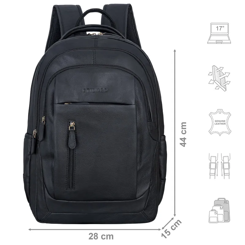"Lucio" Hochwertiger Arbeitsrucksack Leder