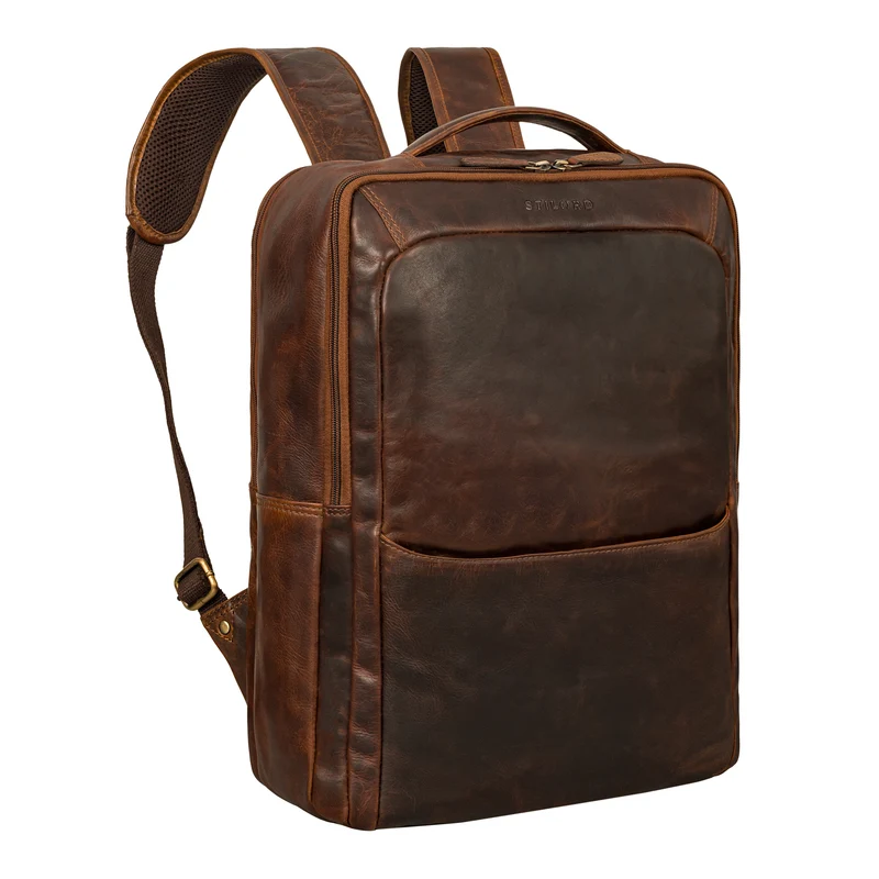 "Kalle" Großer Laptop Rucksack 15,6 Zoll mit vielen Fächern Laptopfach