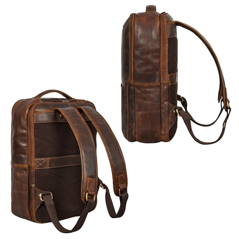 "Kalle" Großer Laptop Rucksack 15,6 Zoll mit vielen Fächern Laptopfach