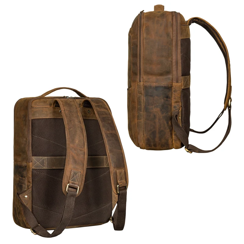 "Kalle" Großer Laptop Rucksack 15,6 Zoll mit vielen Fächern Laptopfach