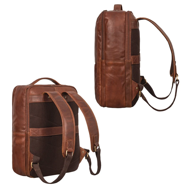 "Kalle" Großer Laptop Rucksack 15,6 Zoll mit vielen Fächern Laptopfach