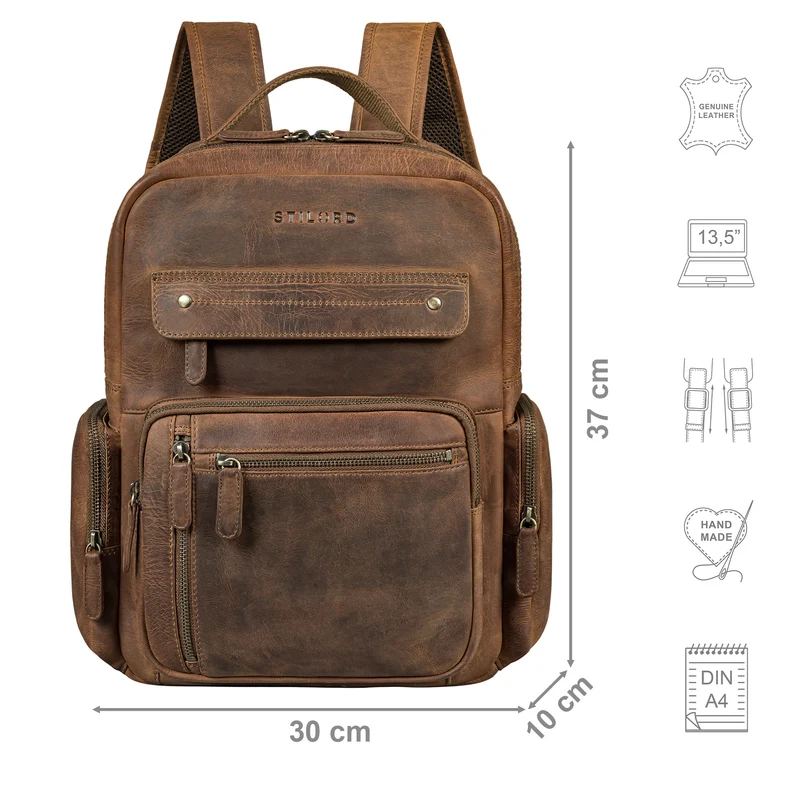 "Elon" Moderner Rucksack mit Laptop-Fach