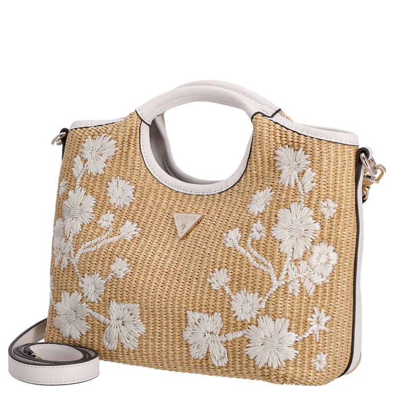 Guess Kirsten Mini Satchel - Henkeltasche 24 cm (off white)