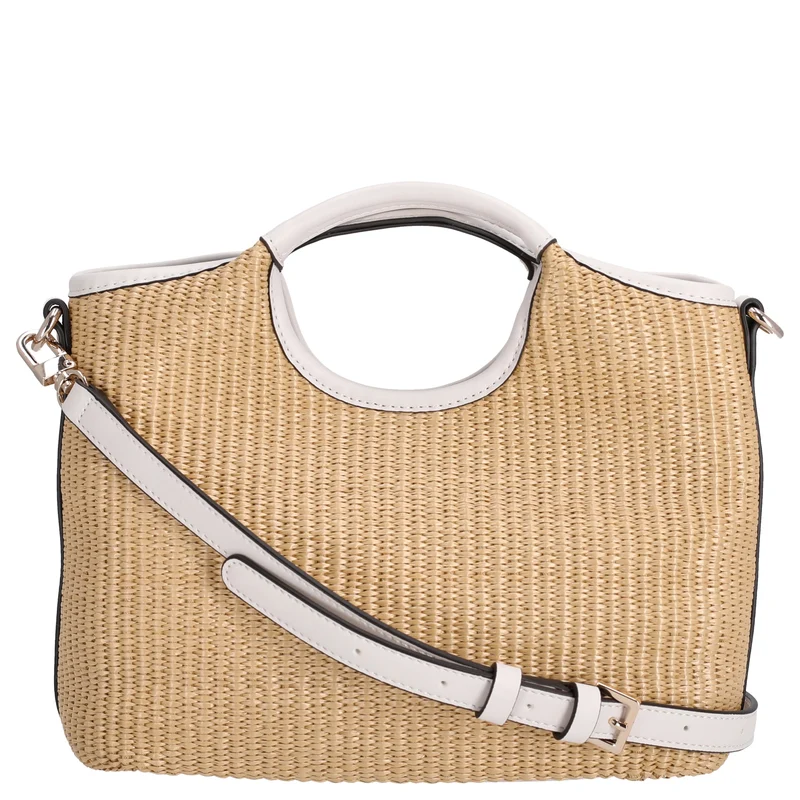 Guess Kirsten Mini Satchel - Henkeltasche 24 cm (off white)