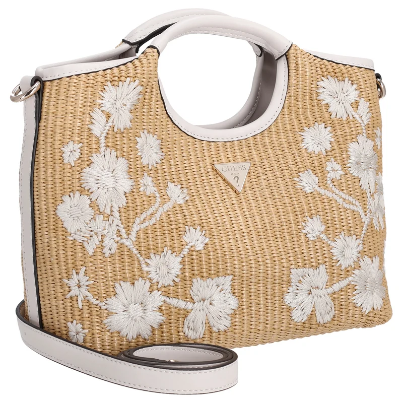 Guess Kirsten Mini Satchel - Henkeltasche 24 cm (off white)